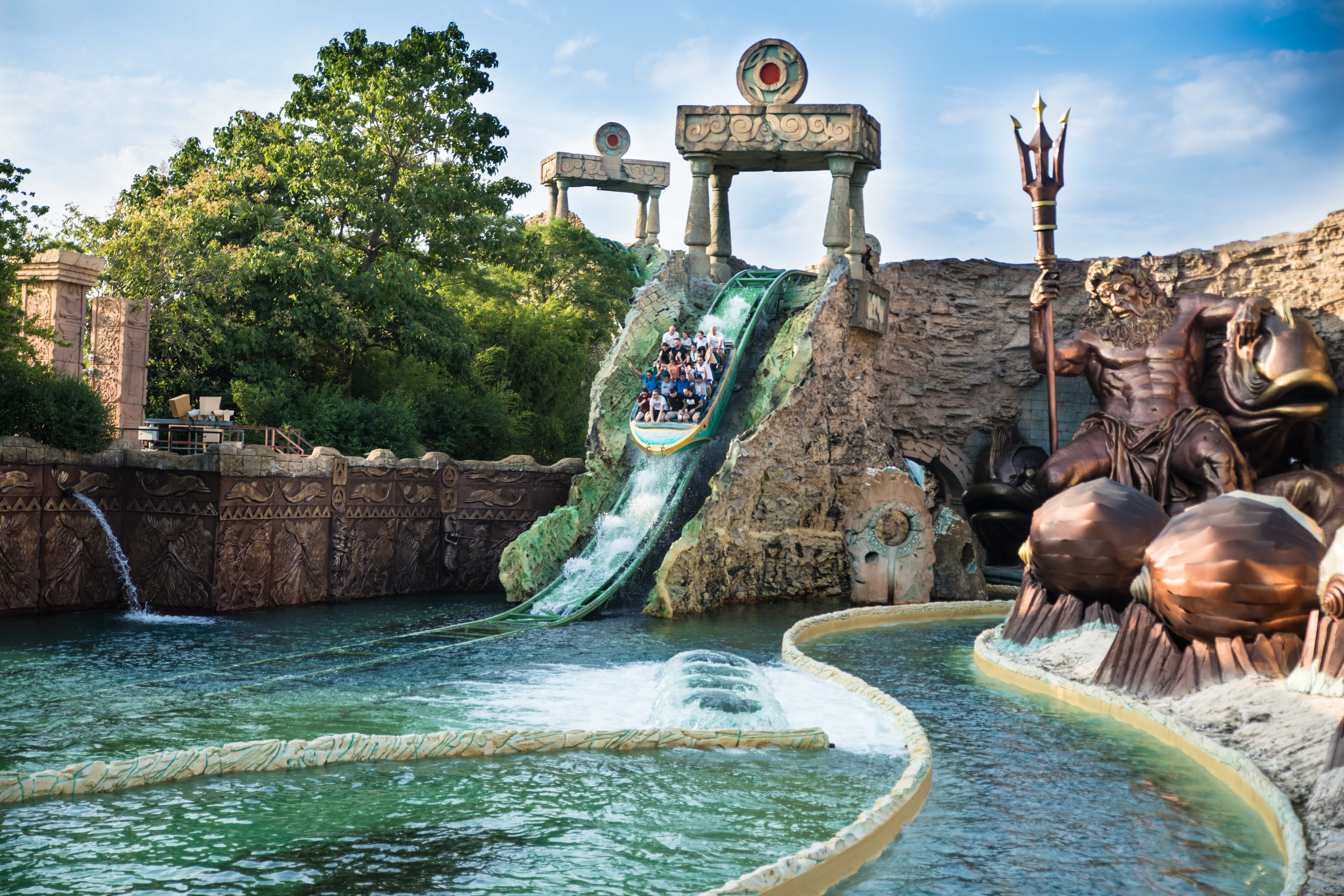 Gardaland Park - Fuga da Atlantide - Der Fall