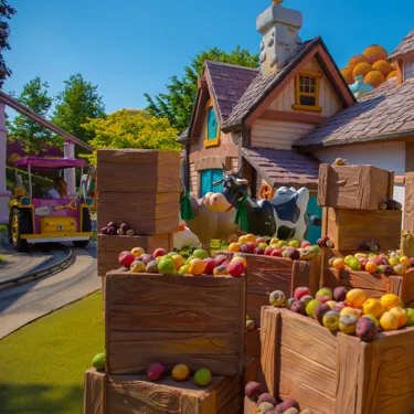 Gardaland Park - Dremifarm - Kuh