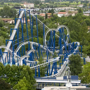 Gardaland Park - Blue Tornado - Panorama