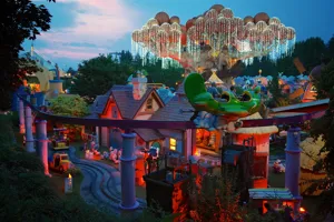 Gardaland Park - Fantasy Kigdom - Notte